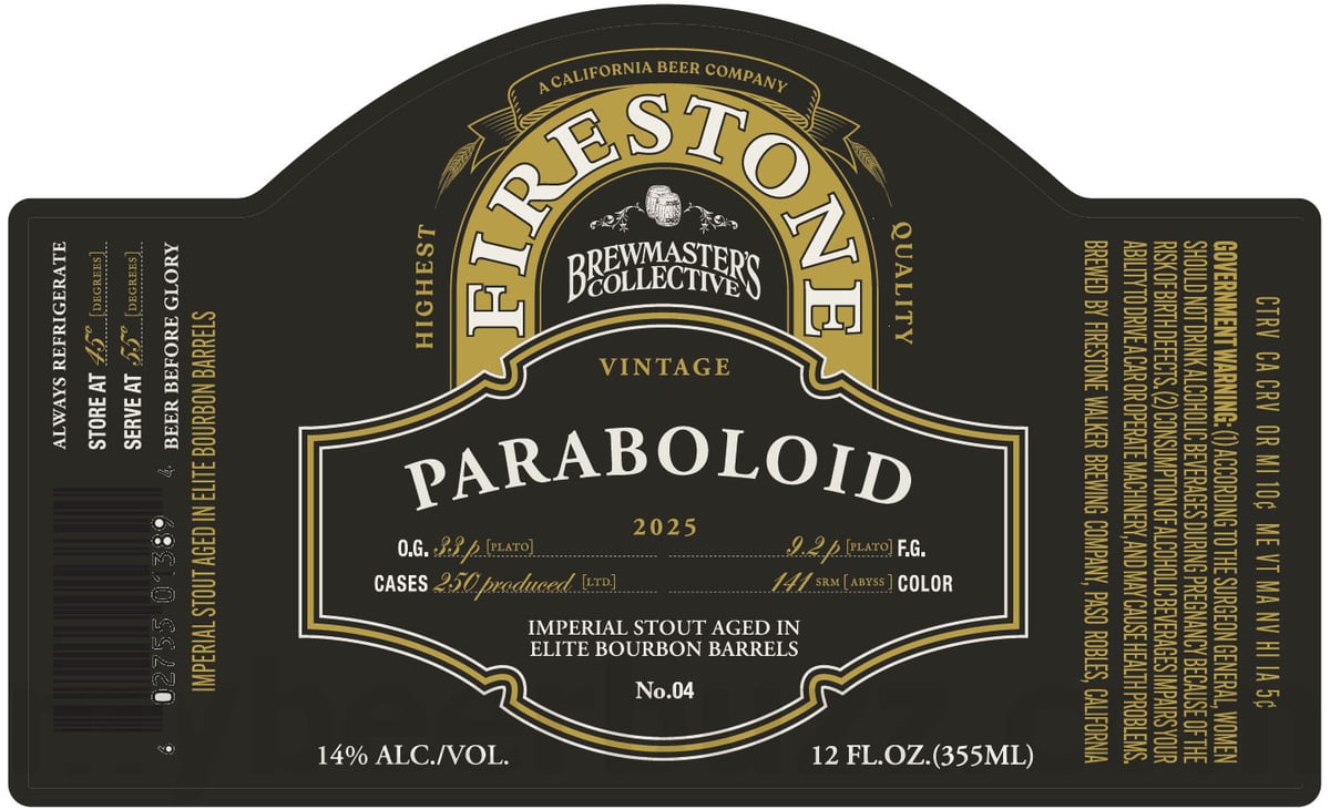 Firestone Walker Working On Parabolita Mocha Latte Cans, Paraboloid Firestone Walker Working On Parabolita Mocha Latte Cans, Paraboloid