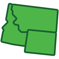 Yellowstone states icon Yellowstone states icon