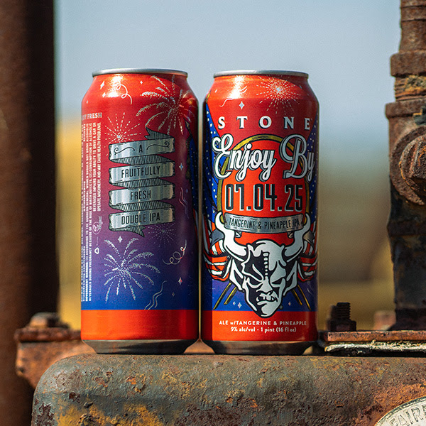 Stone Releasing Enjoy By 07.04.25 Tangerine & Pineapple IPA Stone Releasing Enjoy By 07.04.25 Tangerine & Pineapple IPA
