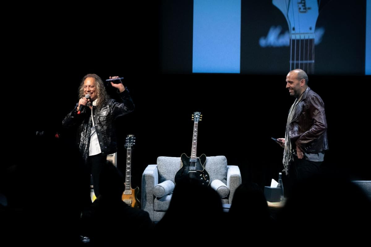 KIRK HAMMETT THE COLLECTION: LIVE Events, Kirk Hammett of Metallica Joins Mark Agnesi of Gibson for An Intimate Live Discussion Spanning His Music Career and New Book 20 e3a6c5d0 af09 48ba 8df1 6f519b7a2622