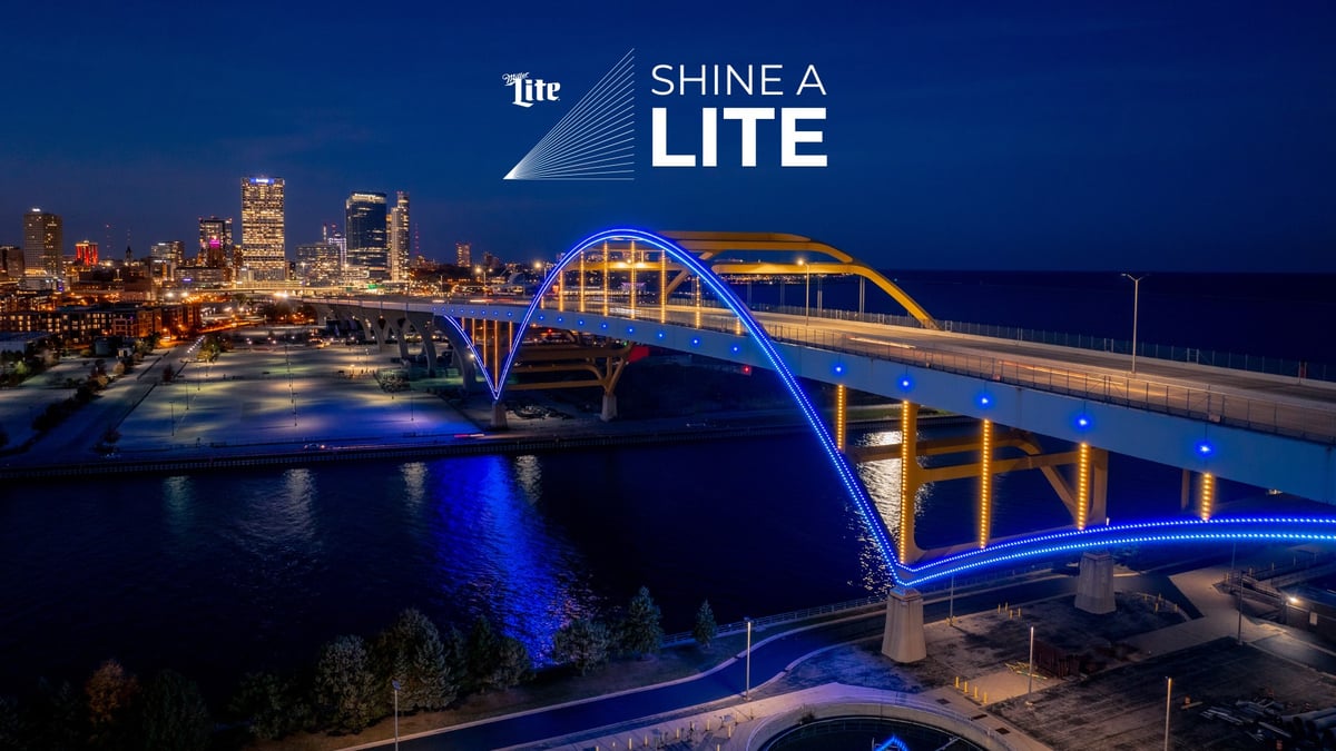 Miller Lite donating $50,000 to ‘Shine a Lite’ on Milwaukee’s Hoan Bridge Miller Lite donating $50,000 to ‘Shine a Lite’ on Milwaukee’s Hoan Bridge