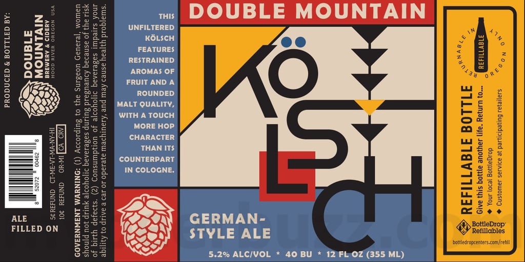 2025 Double Mountain Kolsch 12oz Bottles