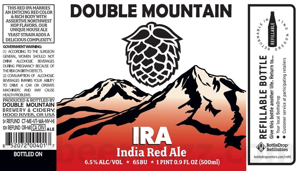 2025 Double Mountain IRA 500ml Bottles