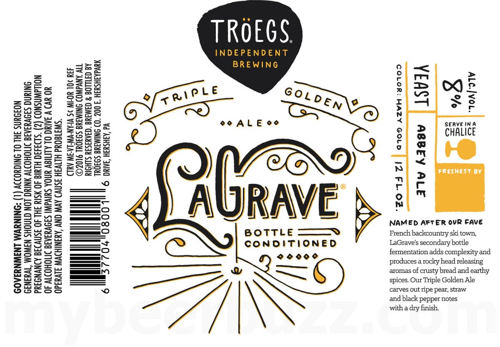 2026 Troegs LaGrave 12-oz Bottles