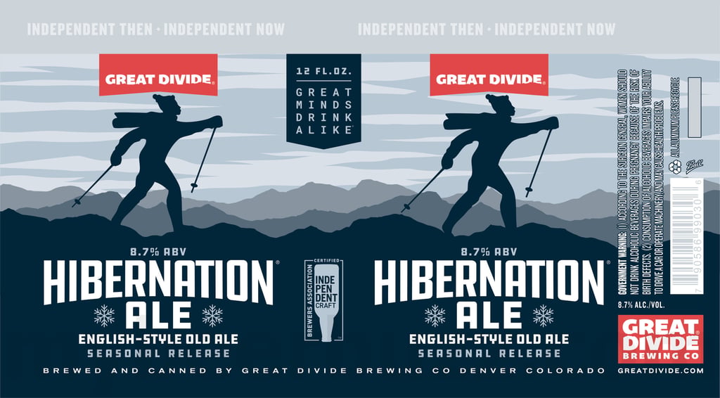 2025 Great Divide Hibernation Ale 12oz Cans.