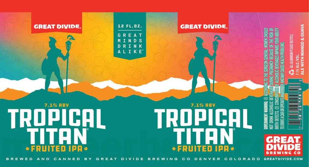 2026 Great Divide Tropical Titan 12-oz Cans