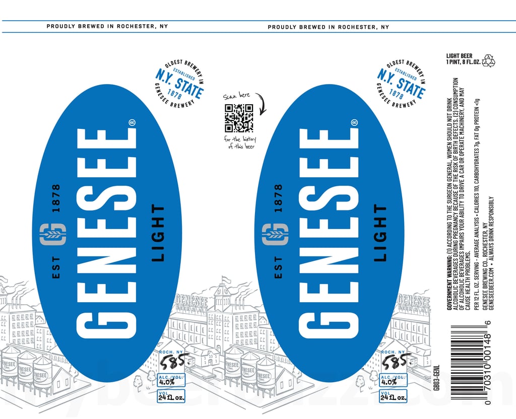 2026 Genesee Light 24-oz Cans