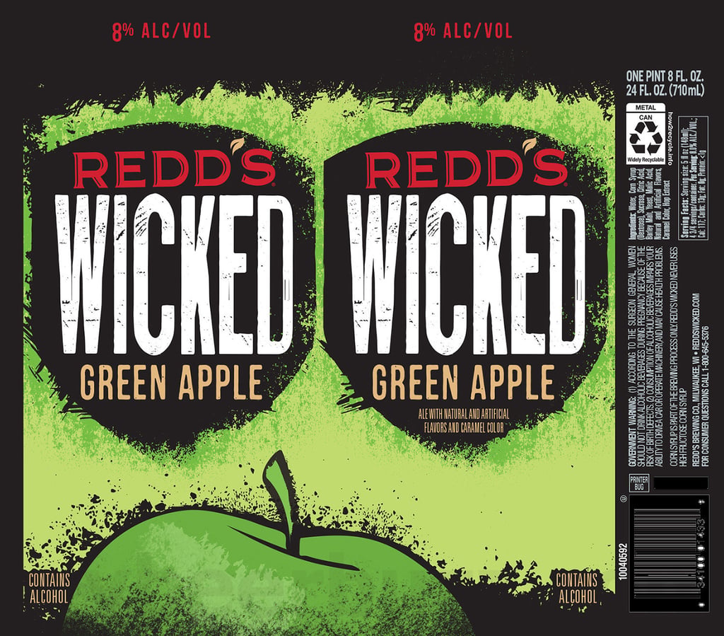 Redd's Adds Two New Flavors: Redd's Green Apple & Redd's Wicked Mango 11 2026 Redd's Wicked Green Apple 24-oz Cans