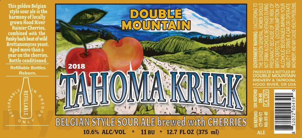 2025 Double Mountain Tahoma Kriek 375ml Bottles