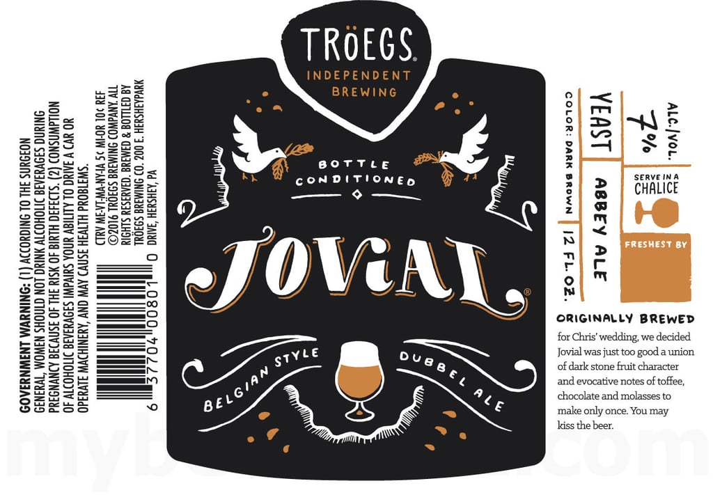 2026 Tröegs Jovial 12-oz Bottles
