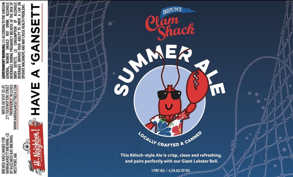 2026 Narragansett Clam Shack Summer Ale 12-oz Cans