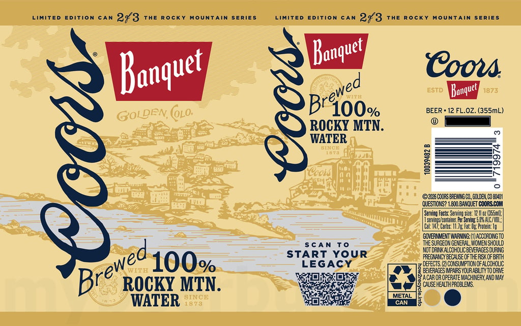 2025 Coors Banquet Commemorative 12-oz Cans