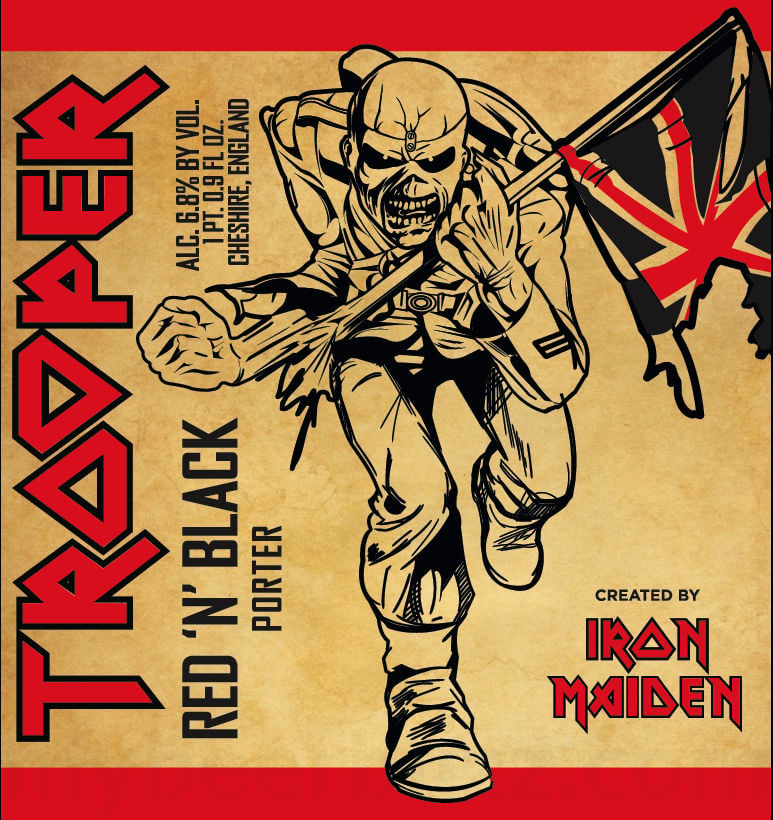 2025 Robinsons Trooper Red 'N' Black 16.9oz Bottles