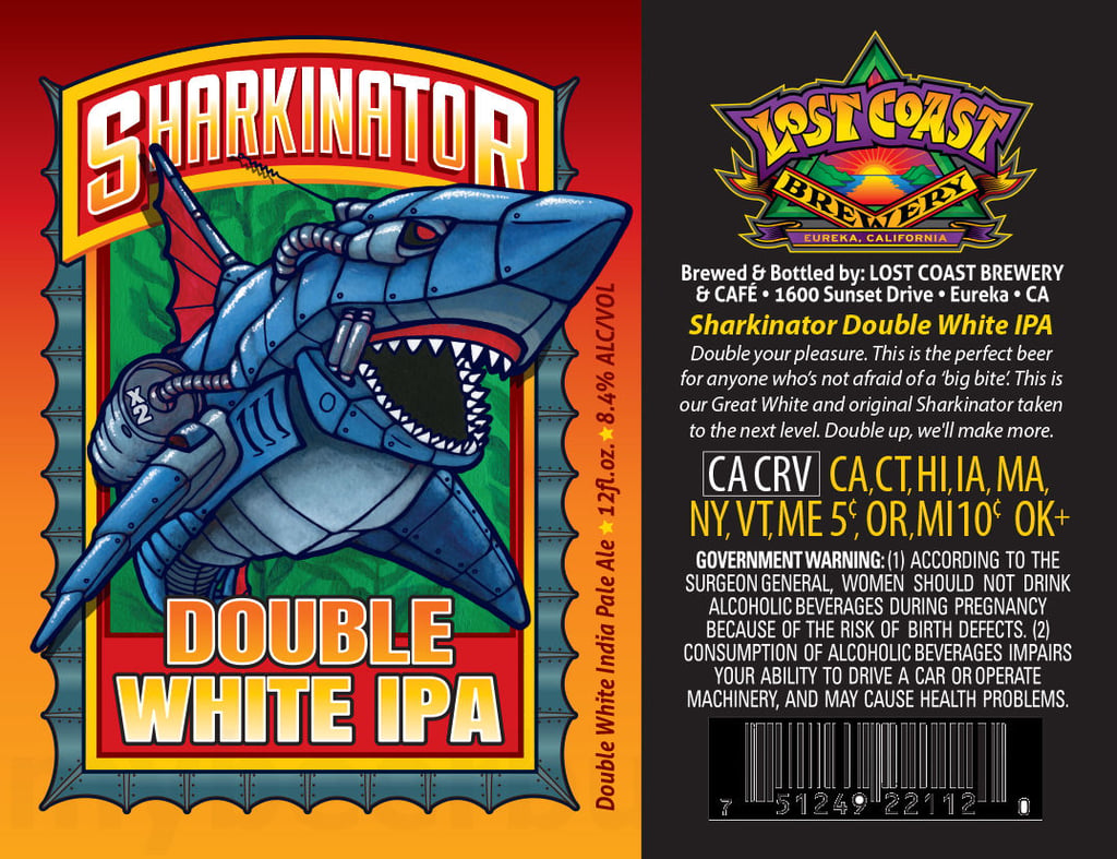 2025 Lost Coast Sharkinator 12oz Cans