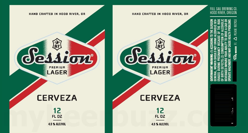 2025 Full Sail Session Cerveza 12-oz Cans