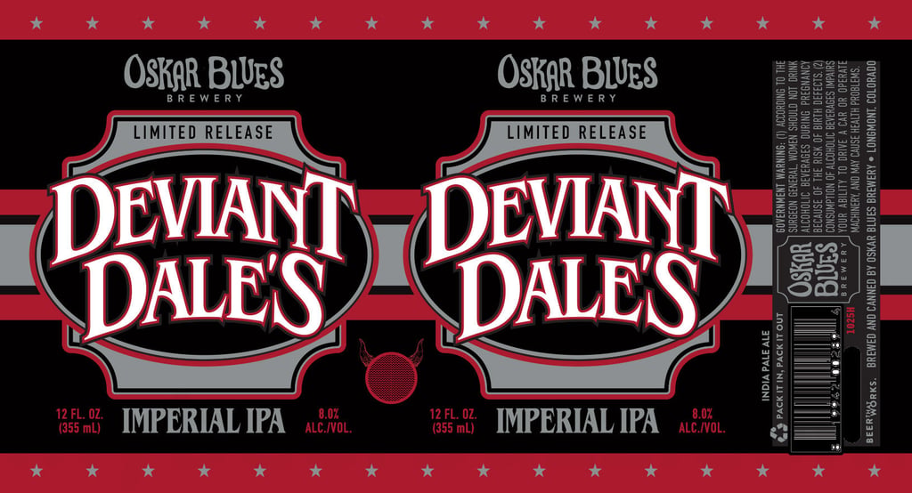 2025 Oskar Blues Deviant Dale's 12-oz Cans