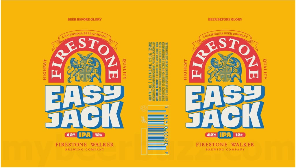 2025 Firestone Walker Easy Jack 12oz Cans