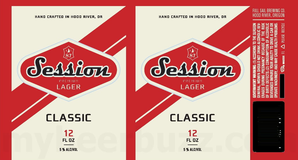 2025 Full Sail Session Classic Lager 12-oz Cans