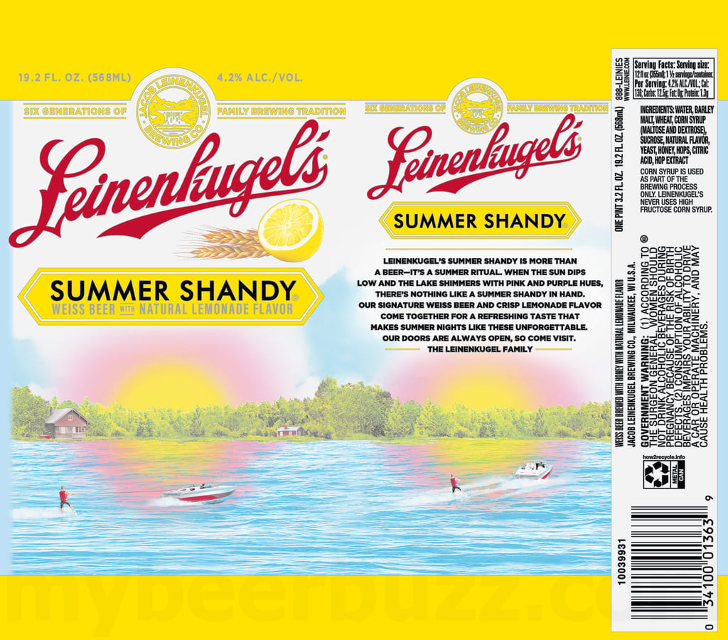 2026 Leinenkugel's Summer Shandy 19.2-oz Cans