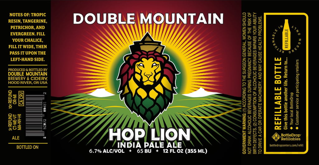 2025 DOuble Mountain Hop Lion 12oz Bottles