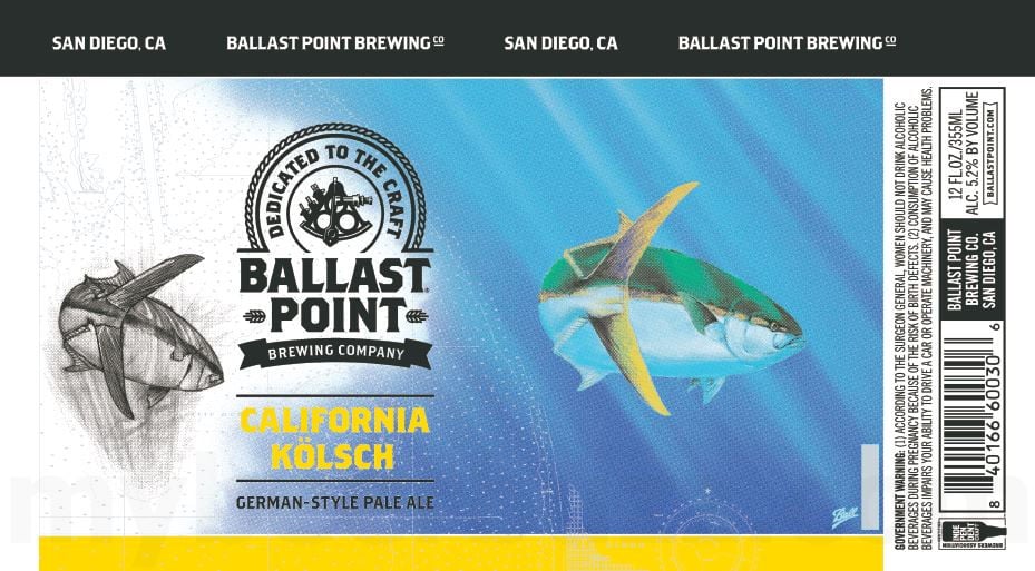 2026 Ballast Point California Kolsch 12-oz Cans