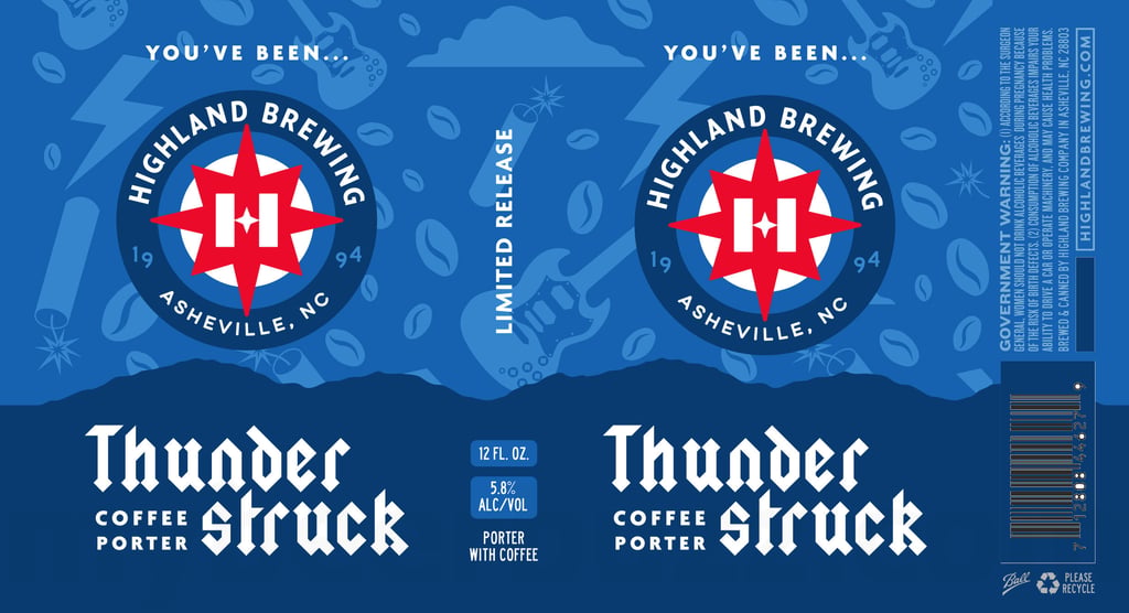 2026 Highland Brewing Thunder Struck 12-oz Cans
