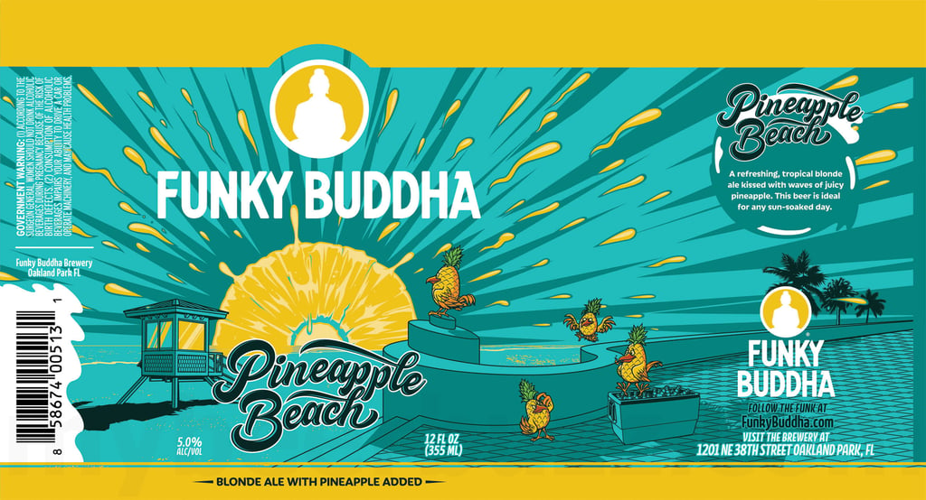 2026 Funky Buddha Pineapple Beach 12-oz Cans