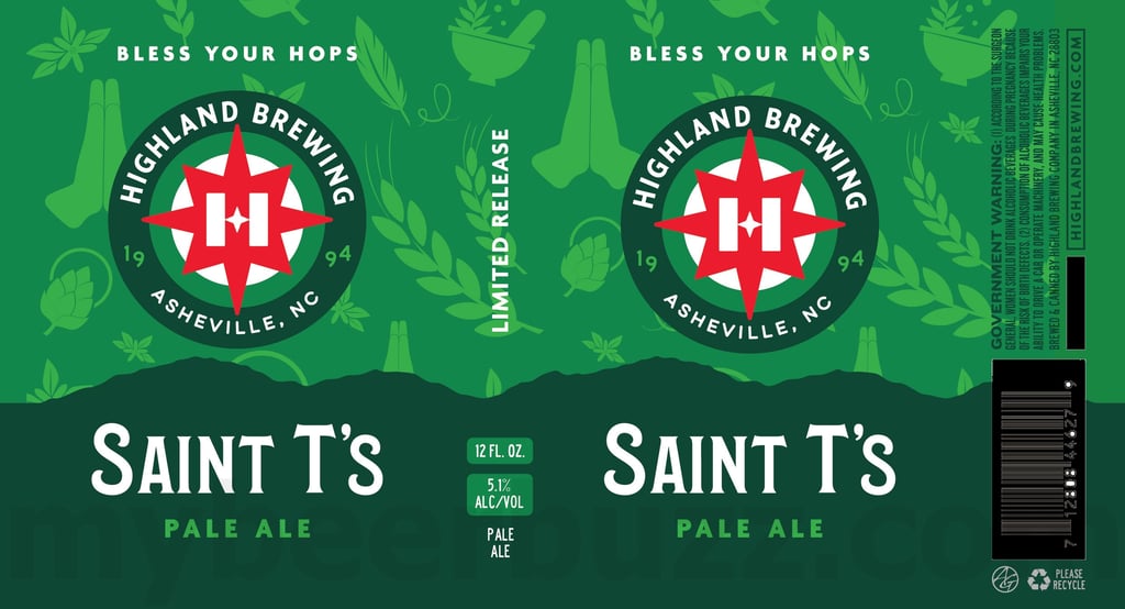 2025 Highland Saint T's 12oz Cans