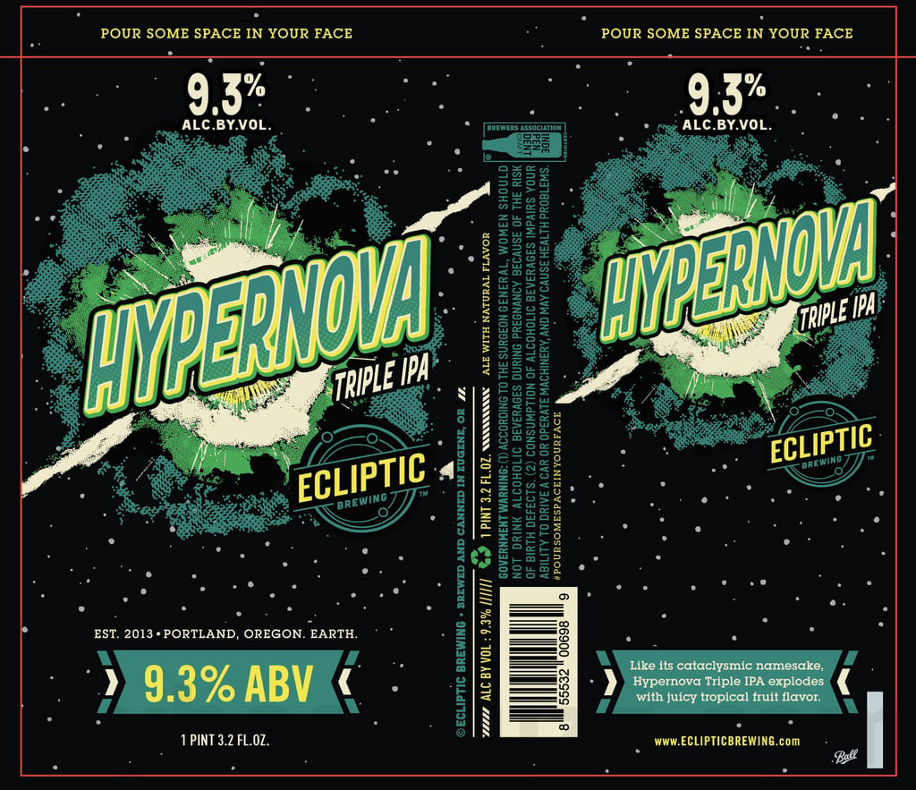 2025 Ninkasi Ecliptic Hypernova 19.2oz Cans