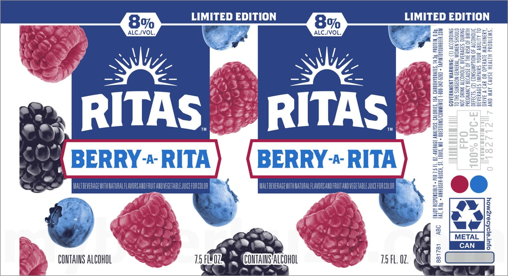 2025 Anheuser-Busch Berry-A-Rita 7.5-oz Cans