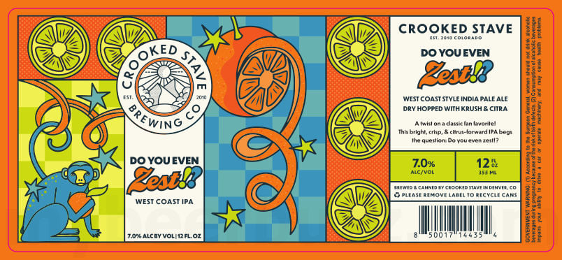 2026 Crooked Stave Do You Even Zest 12-oz Cans.
