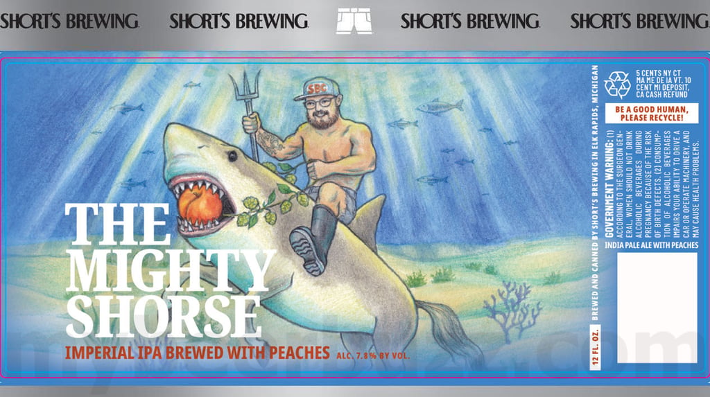 2025 Short's Brewing The Mighty Shorse 12oz cans