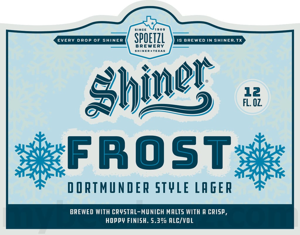2025 Shiner Frost 12oz Cans.