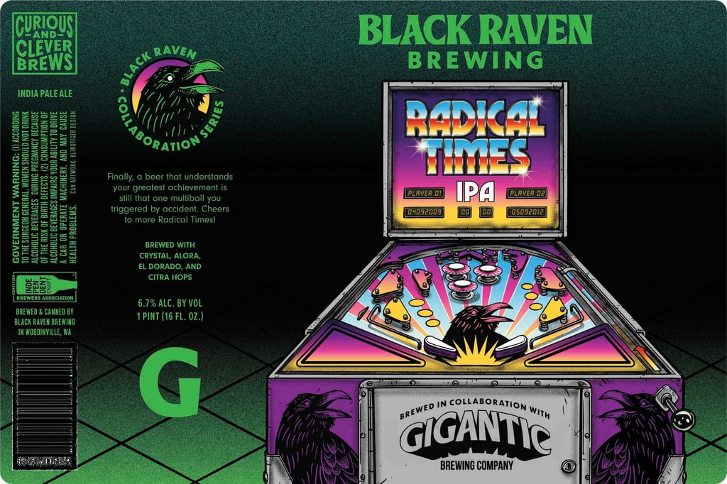 2026 Black Raven Radical Times 16-oz Cans