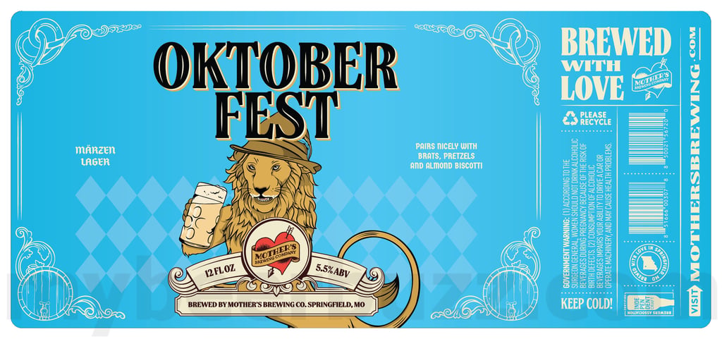 2025 Mother's Brewing Oktoberfest 12oz Cans.