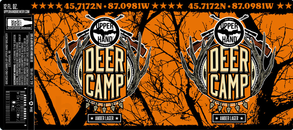 2026 Upper Hand Deer Camp 12-oz Cans