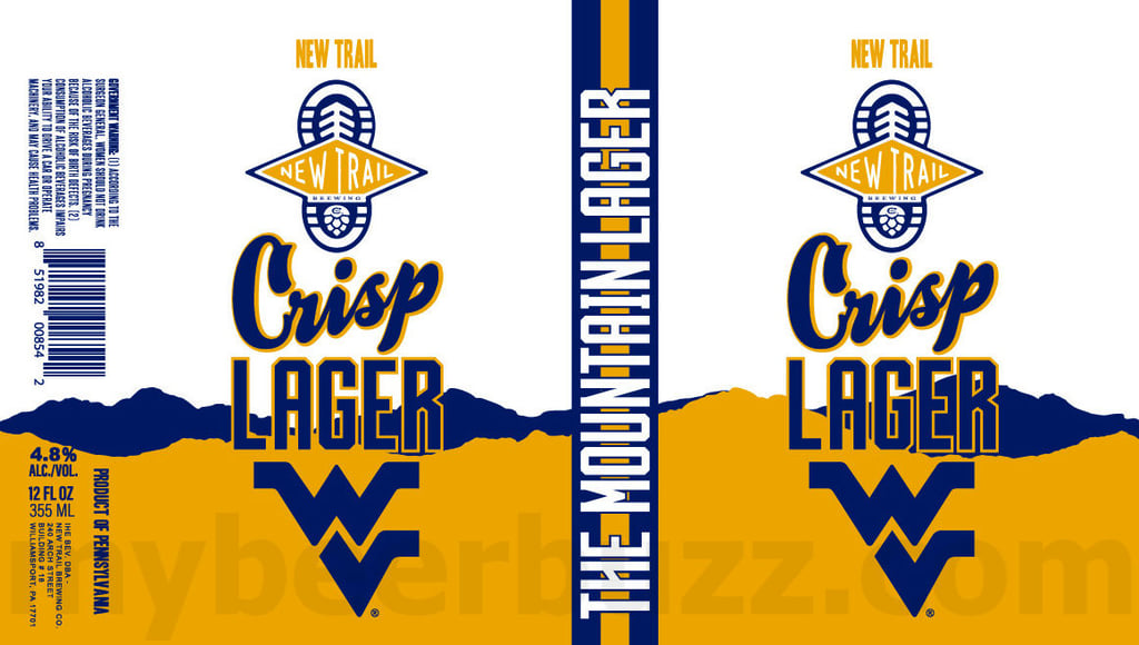 2025 New Trail Crisp Lager 12oz Cans