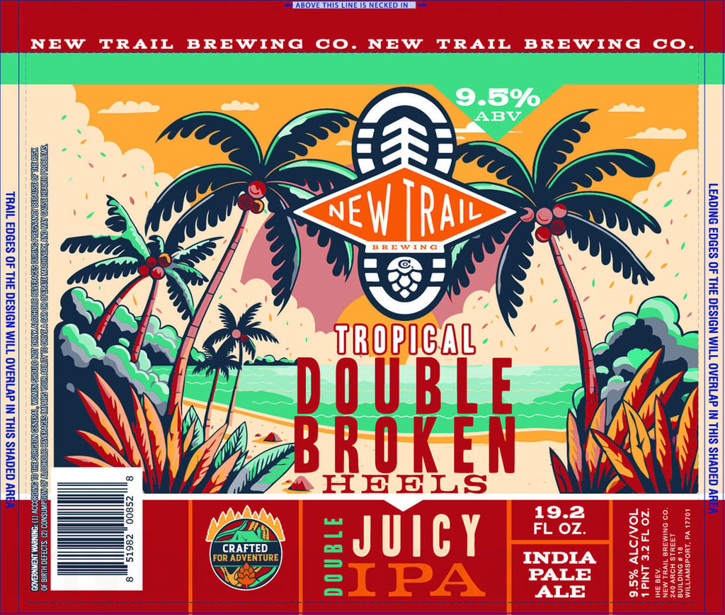2025 New Trail Tropical Double Broken Heels 19.2oz Cans