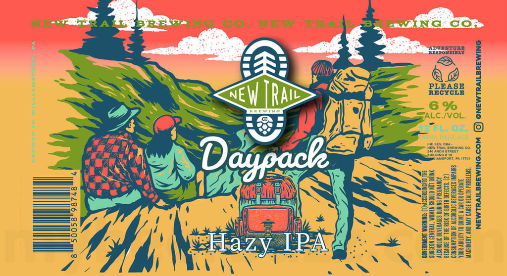 2025 New Trail brewing Daypack 12-oz Cans