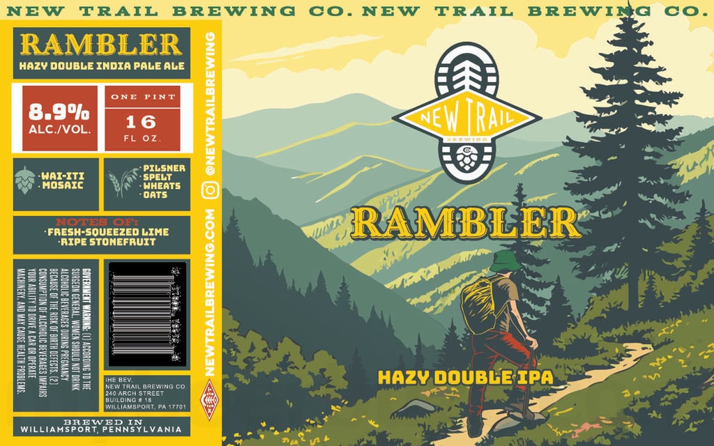 2026 New Trail Brewing Rambler 16-oz Cans