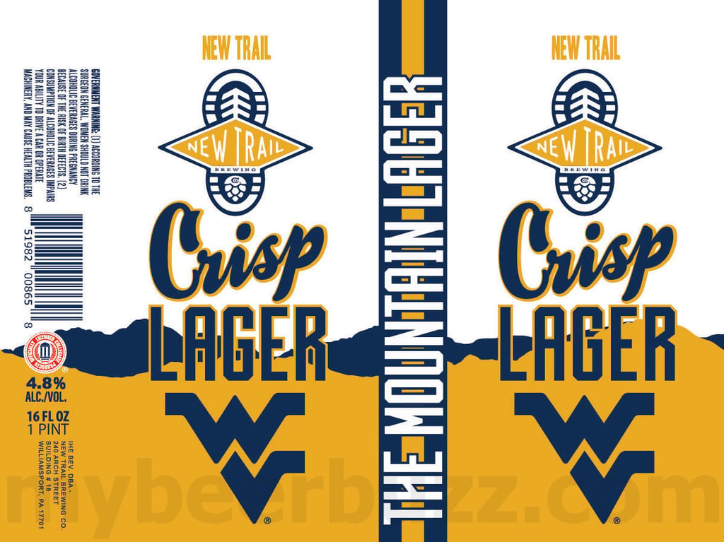 2025 New Trail Crisp Lager 16oz Cans