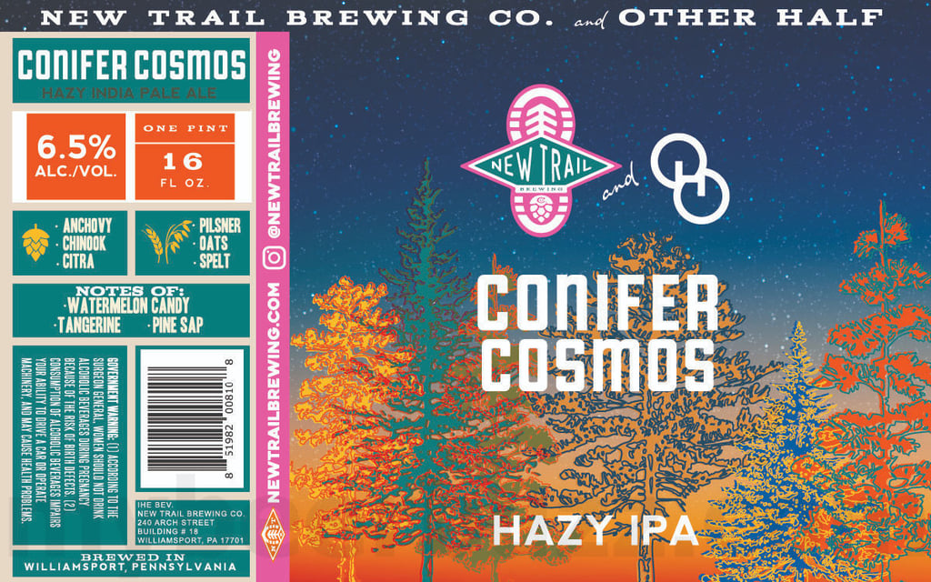 2025 New Trail Conifer Cosmos 16oz Cans