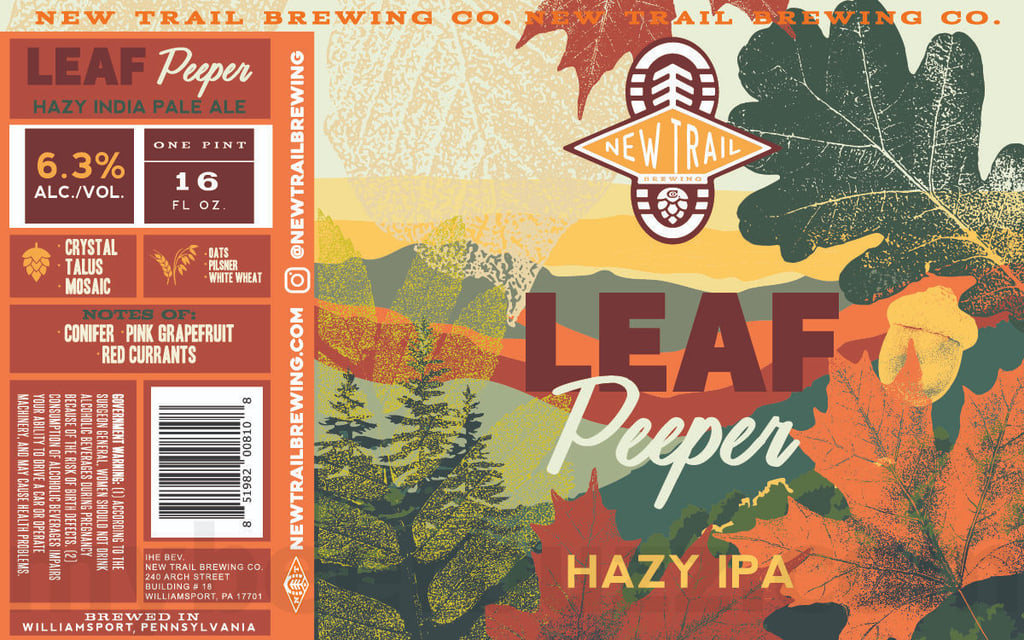 2025 New Trail Leaf Peeper 16oz Cans