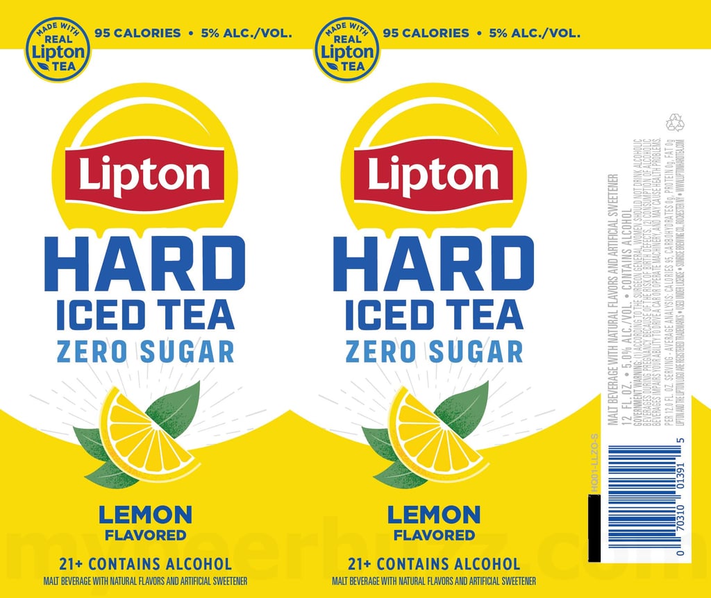 Lipton Adding Hard Iced Tea Zero Sugar Flavors
