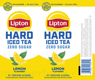 Lipton Adding Hard Iced Tea Zero Sugar Flavors