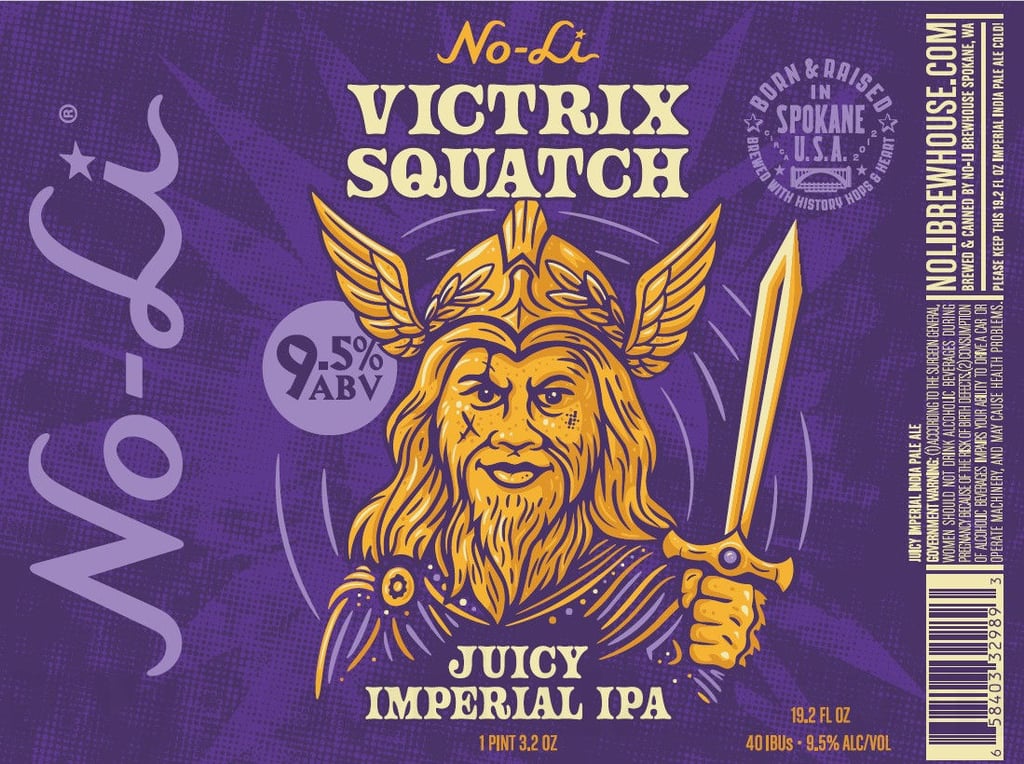 2025 No-Li Brewhouse Victrix Squatch 19.2-oz Cans