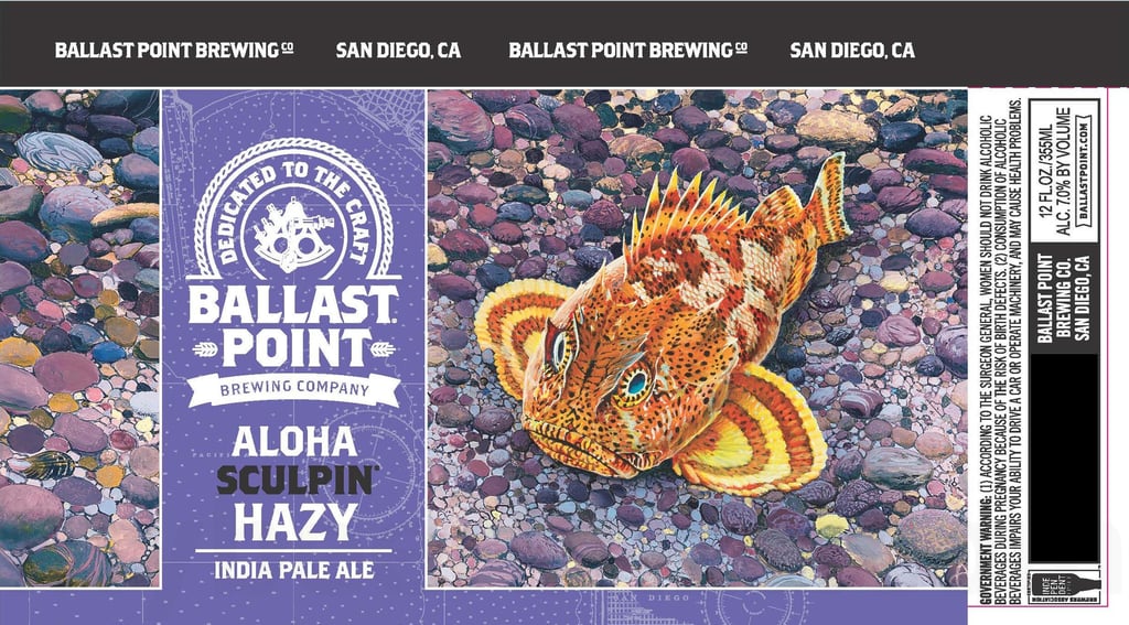 2026 Ballast Point Aloha Sculpin 12-oz Cans