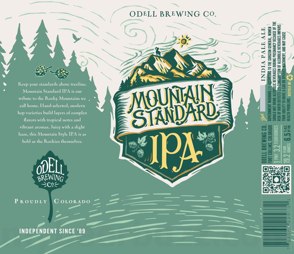 2026 Odell Mountain Standard IPA 19.2-oz Cans