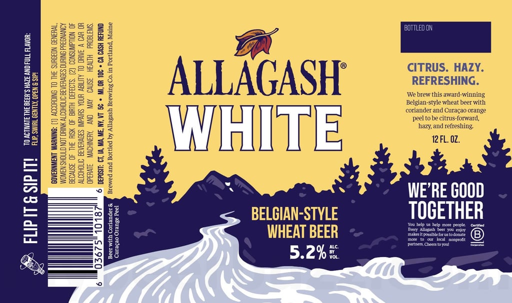 2025 Allagash White 12-oz Bottles