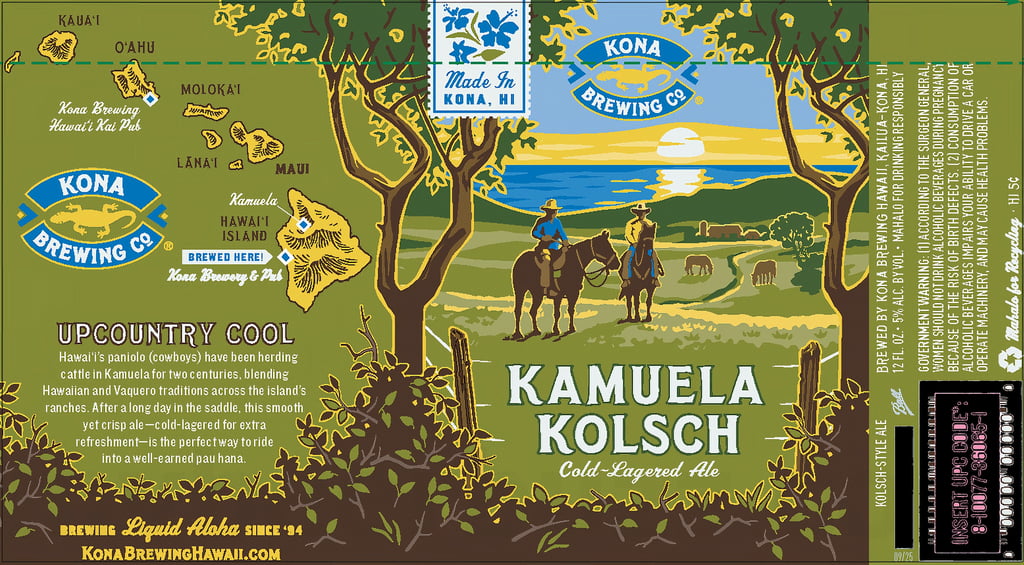 2025 Kona Kamuela Kolsch 12-oz Cans